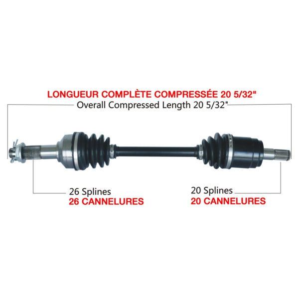 TrakMotive Complete Axle (216342)