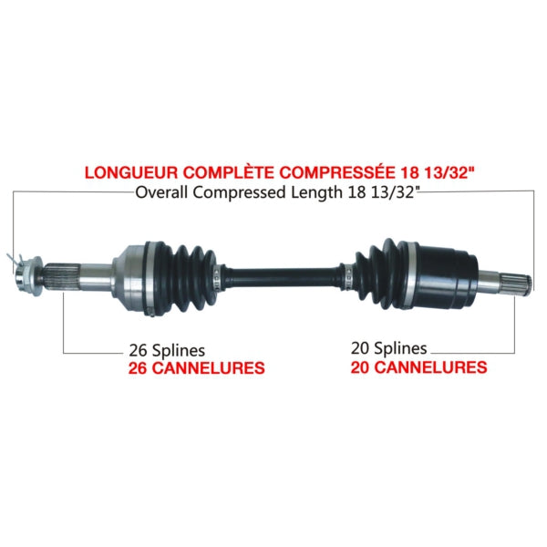 TrakMotive Complete Axle (216345)