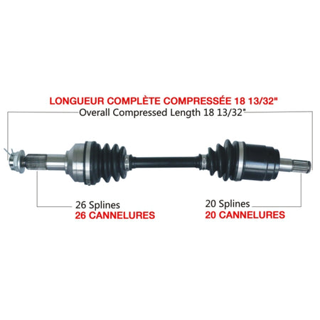 TrakMotive Complete Axle (216345)
