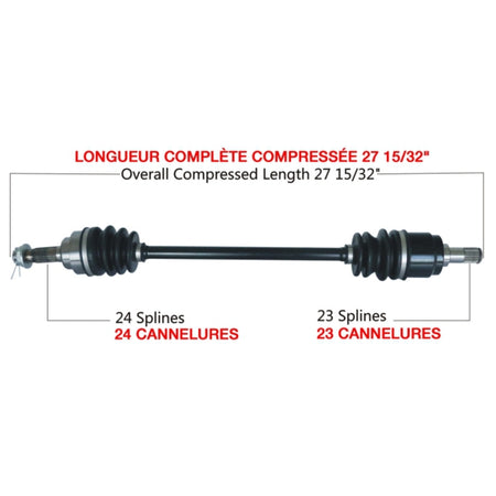 TrakMotive Complete Axle (216352)