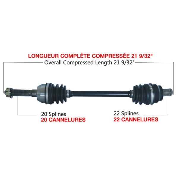TrakMotive Complete Axle (216365)