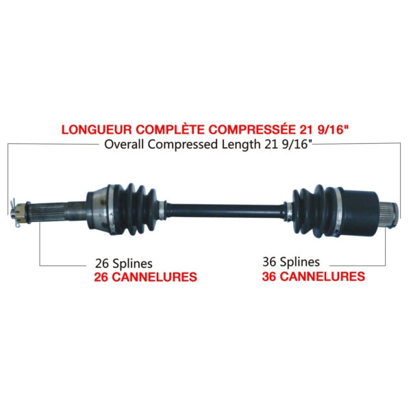 TrakMotive Complete Axle (216366)