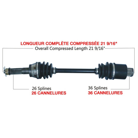 TrakMotive Complete Axle (216366)