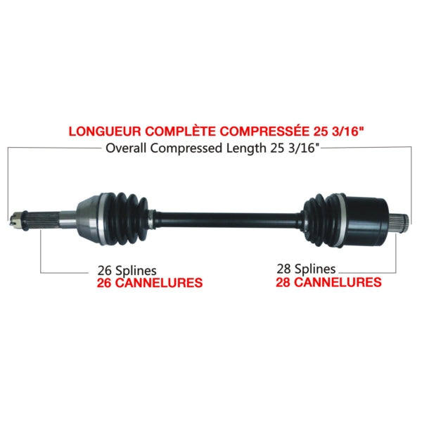 TrakMotive Complete Axle (216368)