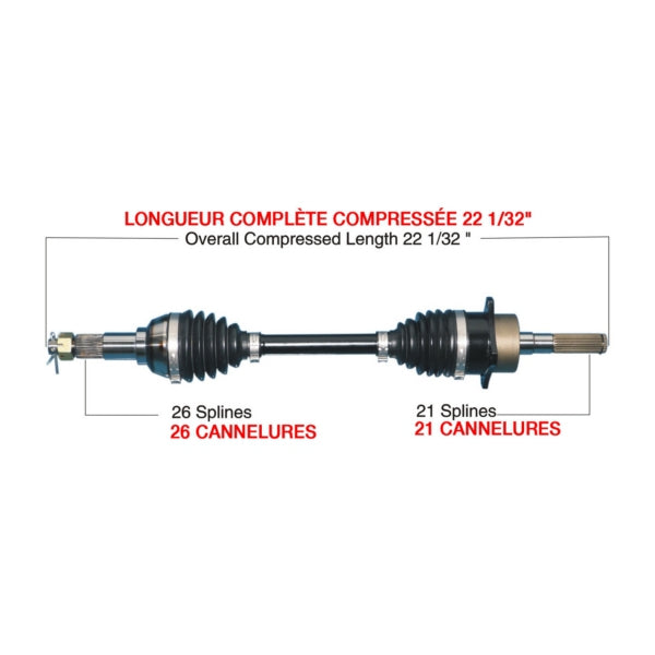 TrakMotiveHD Complete HD Axle (216470)