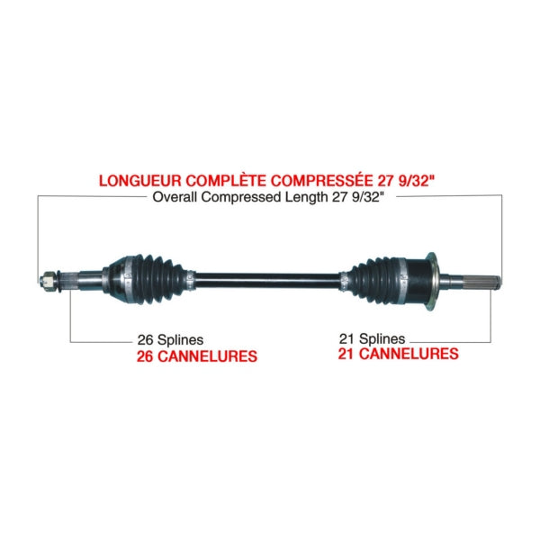 TrakMotiveHD Complete HD Axle (216475)