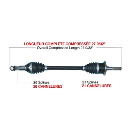 TrakMotiveHD Complete HD Axle (216475)