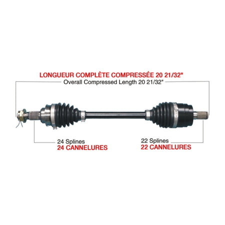 TrakMotiveHD Complete HD Axle (216486)