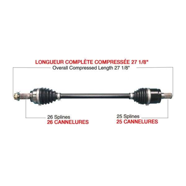 TrakMotiveHD Complete HD Axle (216487)