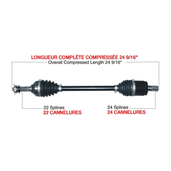TrakMotiveHD Complete HD Axle (216493)