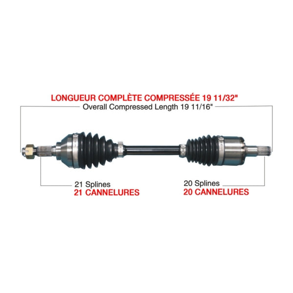 TrakMotiveHD Complete HD Axle (216496)