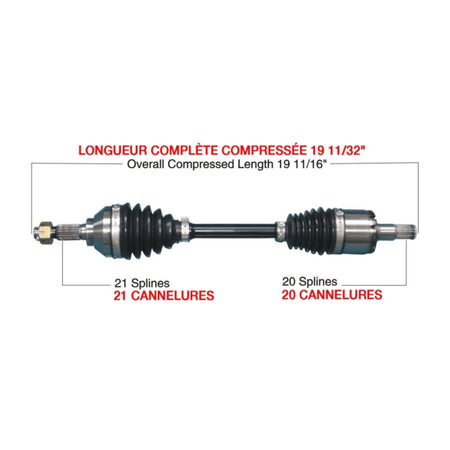 TrakMotiveHD Complete HD Axle (216496)