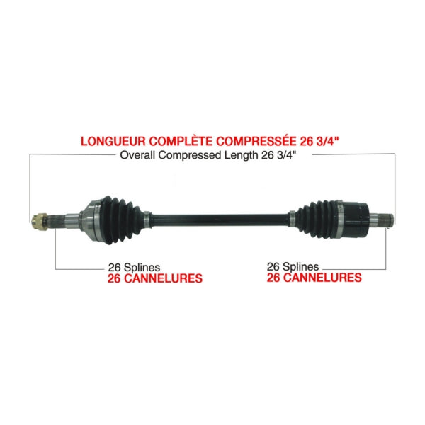 TrakMotiveHD Complete HD Axle (216500)