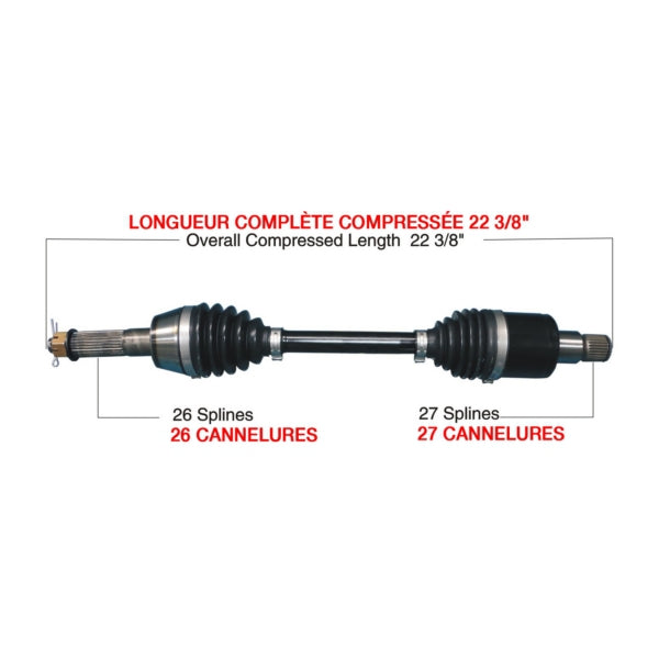 TrakMotiveHD Complete HD Axle (216506)