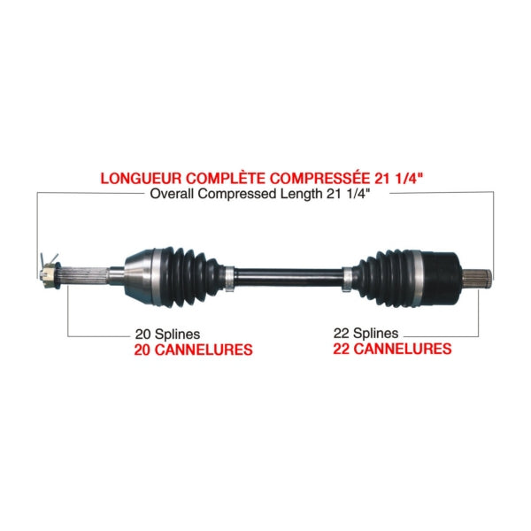 TrakMotiveHD Complete HD Axle (216515)