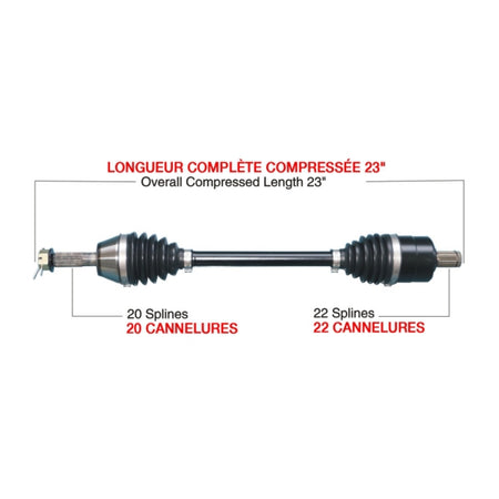 TrakMotiveHD Complete HD Axle (216521)