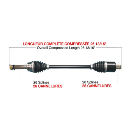 TrakMotiveHD Complete HD Axle (216524)