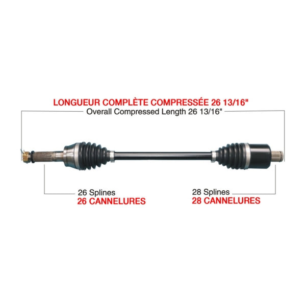 TrakMotiveHD Complete HD Axle (216524)