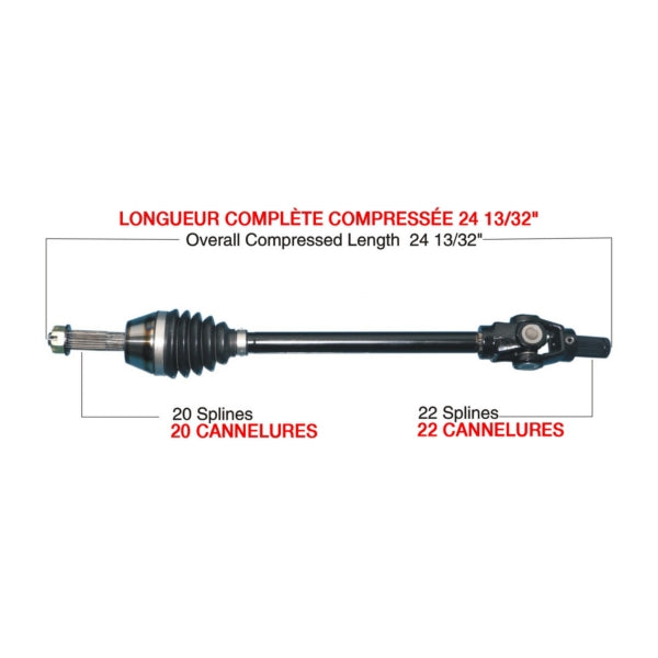 TrakMotiveHD Complete HD Axle (216527)