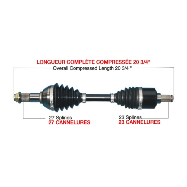 TrakMotiveHD Complete HD Axle (216537)