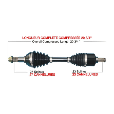 TrakMotiveHD Complete HD Axle (216537)