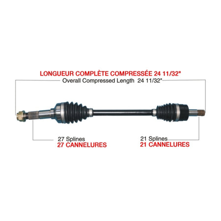 TrakMotiveHD Complete HD Axle (216541)