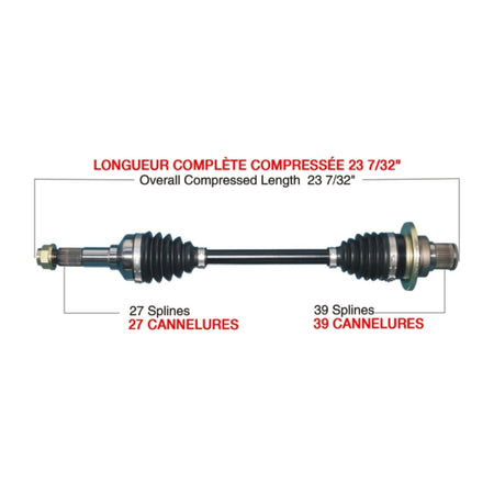 TrakMotiveHD Complete HD Axle (216542)