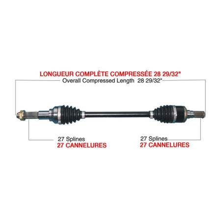 TrakMotiveHD Complete HD Axle (216546)