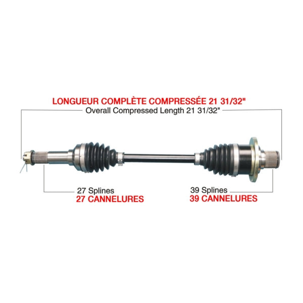 TrakMotiveHD Complete HD Axle (216547)