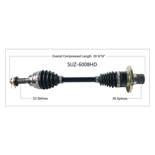 TrakMotive Complete HD Axle (216657)