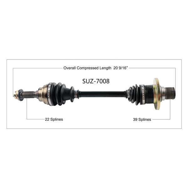 TrakMotive Complete Axle (216666)