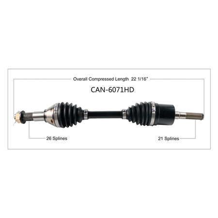TrakMotive Complete HD Axle (216703)