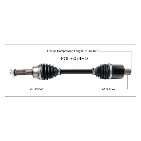 TrakMotive Complete HD Axle (216715)