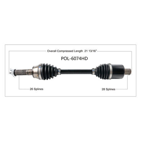 TrakMotive Complete HD Axle (216715)