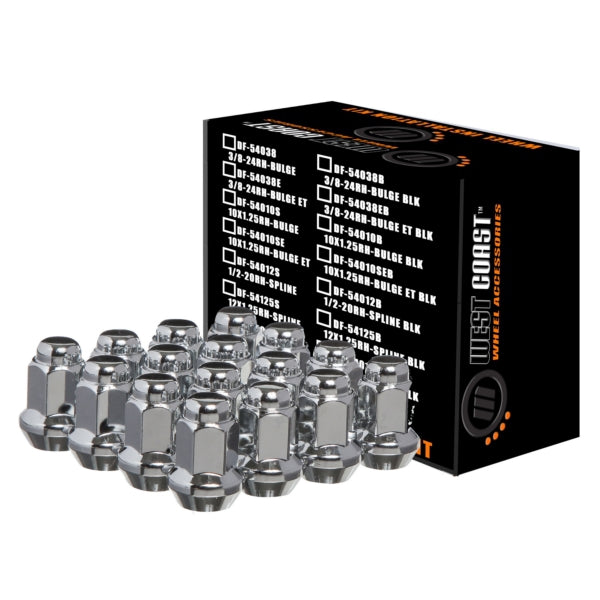 WCA Conical Lug Nut Kit (16) with Tip Closed (217604)