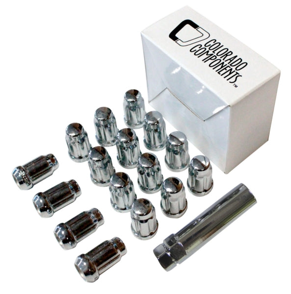 WCA Conical Lug Nut Kit (16) with Tip Closed (217307)