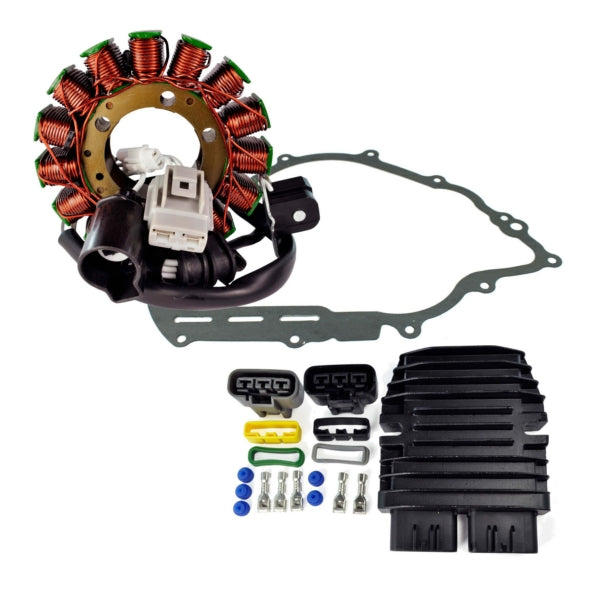 Kimpex HD Stator, Mosfet Regulator, Rectifier and Crankcase Gasket Kit (225376)
