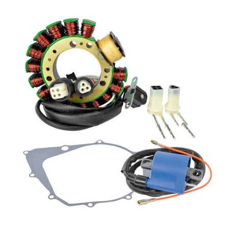 Kimpex HD Stator, Ignition coil and Crankcase Cover Gasket Kit (225403)