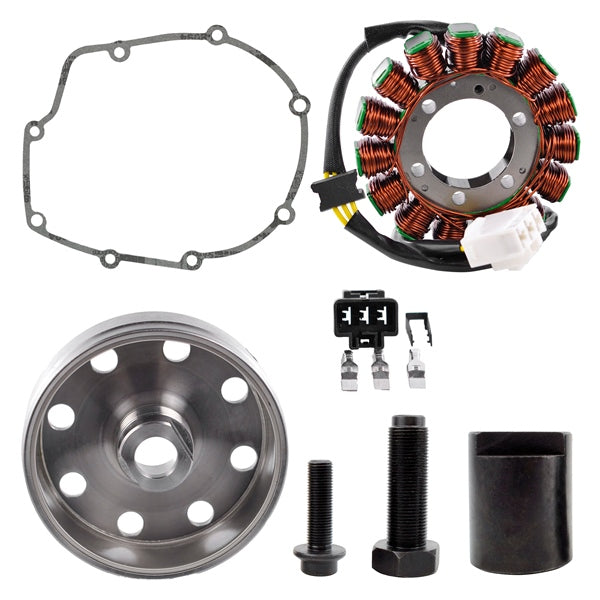 Kimpex HD Stator, Kokusan Flywheel, Gasket & Puller Recall Kit (225754)