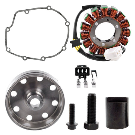 Kimpex HD Stator, Kokusan Flywheel, Gasket & Puller Recall Kit (225754)