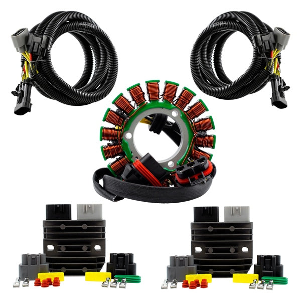 Kimpex HD Dual Output Stator, Series Regulators, Harnesses Kit (225818)