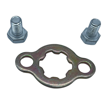Mogo Parts Sprocket RETAINER Plate with Bolts (Fits: 17MM Shaft Sizes) (10-0316)