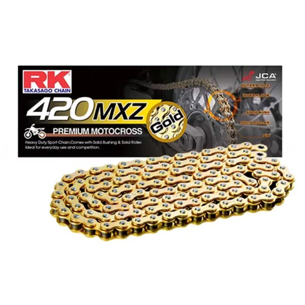 RK MXZ Mini Racing Chain Non-Sealed Motorcycle Chain