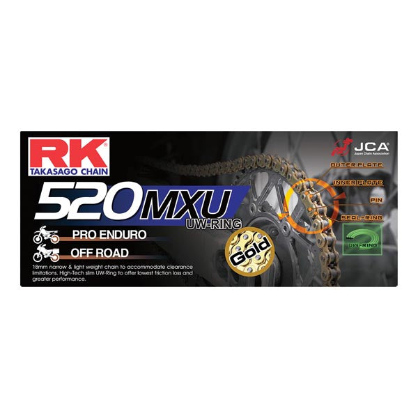 RK MXU Sealed Motocross Chain