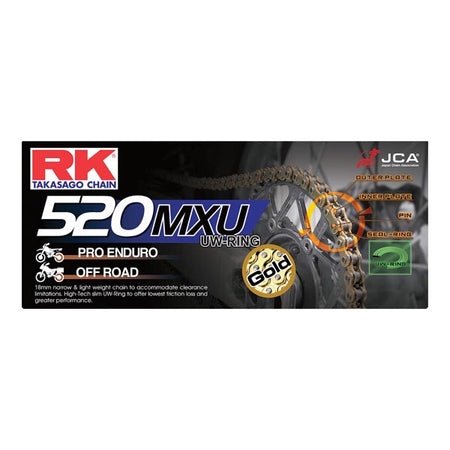 RK MXU Sealed Motocross Chain