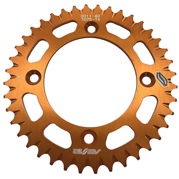 SUNSTAR WORKS TRIPLESTAR ALUMINUM REAR SPROCKETS (5-001040OR)