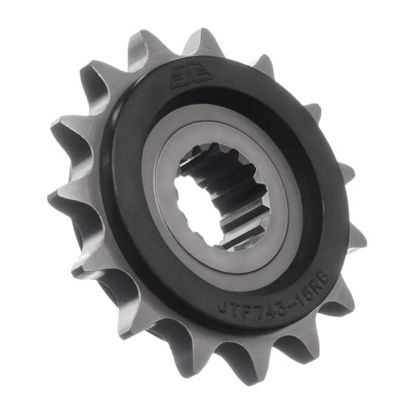 Pignon avant amorti en caoutchouc JT 743 (JTF743.15RB)