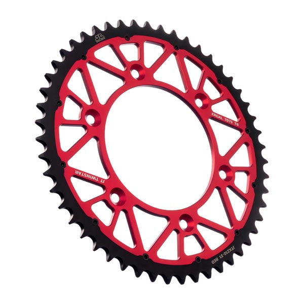 Pignon arrière JT 210 Twinstar (JTX210.51RED)