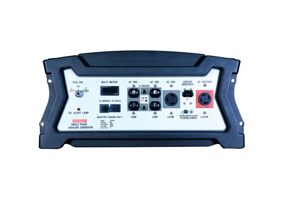 9250W DUCAR Generator - 15HP "Round frame tubing"