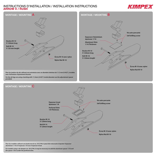 Kimpex Rush Ski (272064)